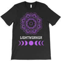 Lightworker Energy Healer New Age Meditation Moon Phase T Shirt T-shirt | Artistshot