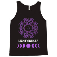 Lightworker Energy Healer New Age Meditation Moon Phase T Shirt Tank Top | Artistshot