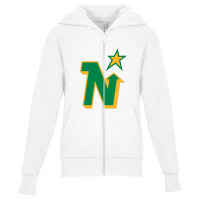 Minnesota North Stars Youth Zipper Hoodie | Artistshot