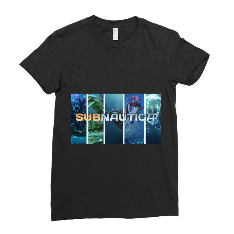 Subnautica Indie Game Ladies Fitted T-Shirt by cm-arts | Artistshot