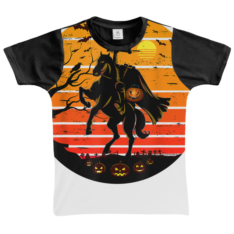 Headless Horseman Urban Legend Shirt Halloween Pumpkin T Shirt Graphic Youth T-shirt by cm-arts | Artistshot