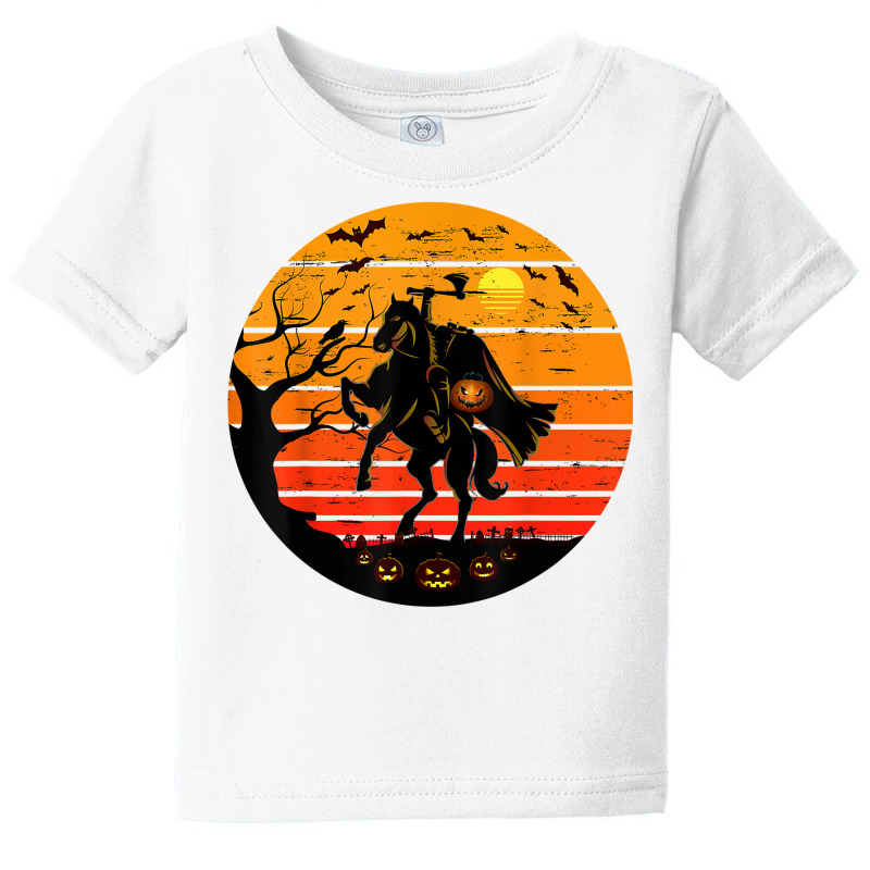 Headless Horseman Urban Legend Shirt Halloween Pumpkin T Shirt Baby Tee by cm-arts | Artistshot