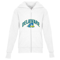 Delaware Fightin' Blue Youth Zipper Hoodie | Artistshot