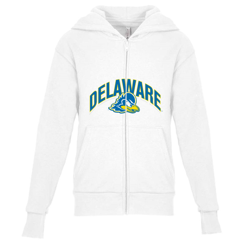 Delaware Fightin' Blue Youth Zipper Hoodie | Artistshot