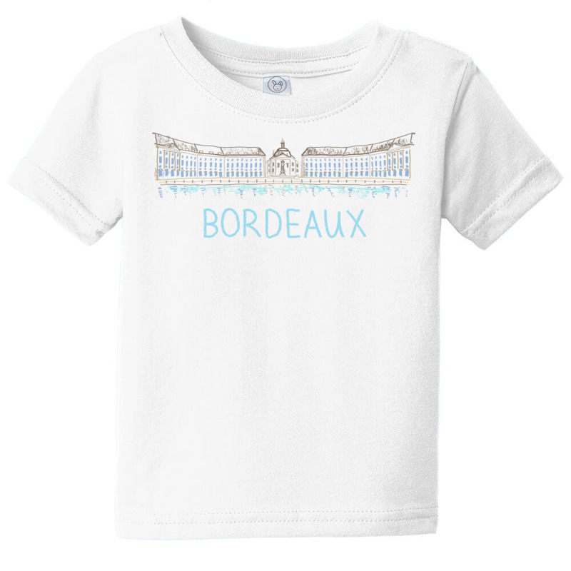 Bordeaux City France Souvenir Gift For Men Women Long Sleeve T Shirt Baby Tee | Artistshot