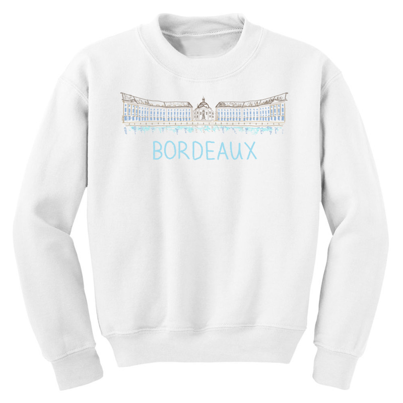 Bordeaux City France Souvenir Gift For Men Women Long Sleeve T Shirt Youth Sweatshirt | Artistshot