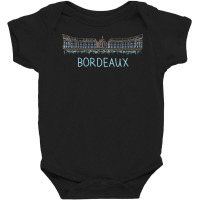 Bordeaux City France Souvenir Gift For Men Women Long Sleeve T Shirt Baby Bodysuit | Artistshot