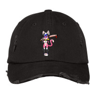 Samurai Pizza Cats Pink Girl Vintage Cap | Artistshot