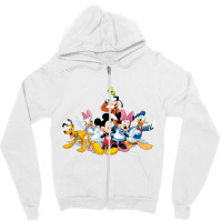 Goofy And Friend Zipper Hoodie | Artistshot