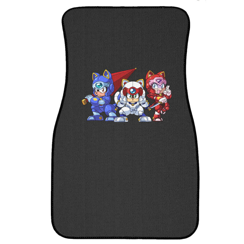 Samurai Pizza Cats Trio Front Car Mat | Artistshot