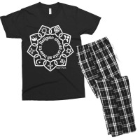 Religion Should Unite All Hearts Symbols Bahaâ€™i Quote Men's T-shirt Pajama Set | Artistshot