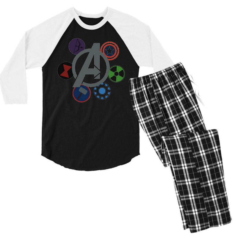 Thꓰ Avꓰngꓰrs Collection 6 Men's 3/4 Sleeve Pajama Set by Kelly S | Artistshot