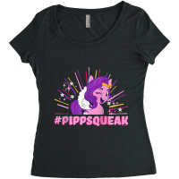 My Little Pony Pipp Petals Pippsqueak Raglan Baseball Tee Women's Triblend Scoop T-shirt | Artistshot