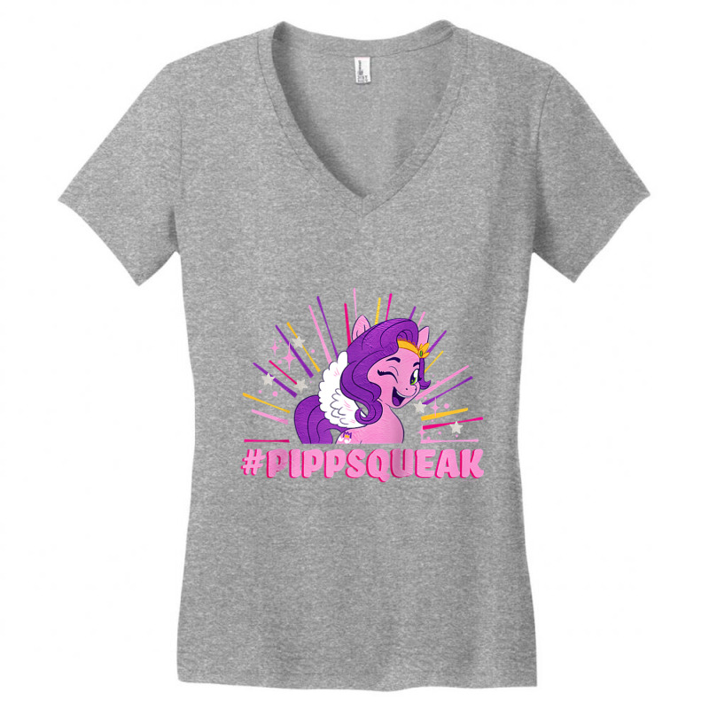 My Little Pony Pipp Petals Pippsqueak Raglan Baseball Tee Women's V-Neck T-Shirt by cm-arts | Artistshot