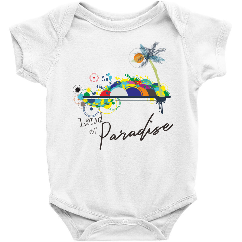 Land Of Paradise Baby Bodysuit by Colle-Q | Artistshot