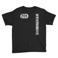 Birmingham Alabama 205 Area Code Vintage Retro Long Sleeve T Shirt Youth Tee | Artistshot