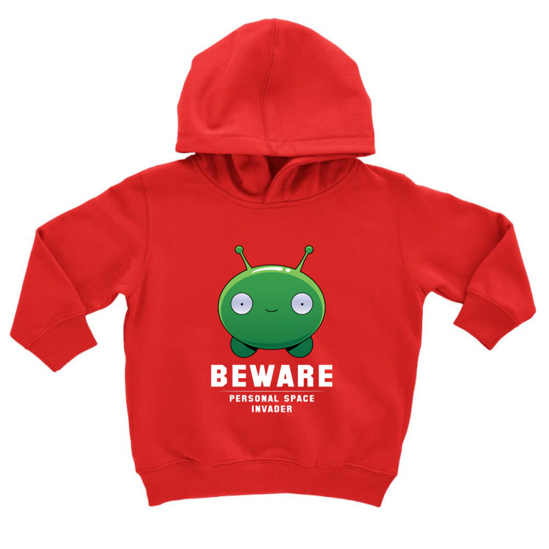 Beware Personal Space Invader 1 Toddler Hoodie by hansrewawi | Artistshot