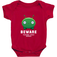 Beware Personal Space Invader 1 Baby Bodysuit | Artistshot