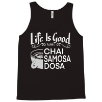 India Food Culture Chai Samosa Desi Humor Funny Tank Top | Artistshot