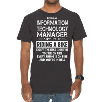 Information Technology Manager Vintage T-shirt | Artistshot