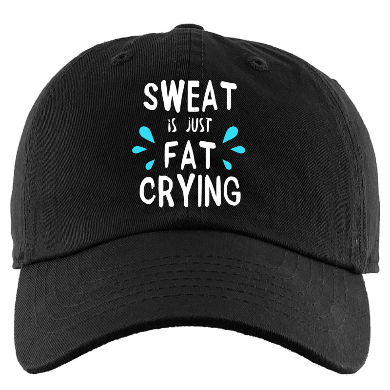 Sweat Is Just Fat Crying Workout Gym Tees Kids Cap by cm-arts | Artistshot