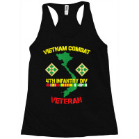 4th Infantry Division Vietnam Combat Veteran Racerback Tank | Artistshot