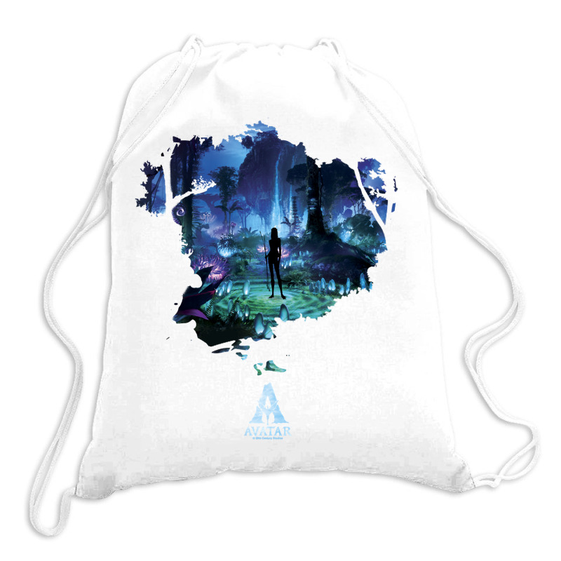 Avatar Pandora At Night Movie Poster Pullover Hoodie Drawstring Bags | Artistshot