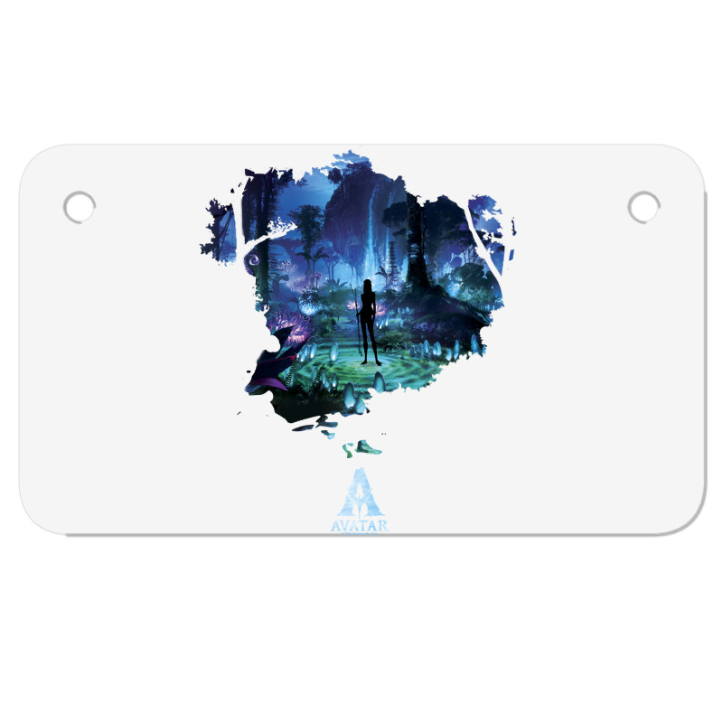 Avatar Pandora At Night Movie Poster Pullover Hoodie Motorcycle License Plate | Artistshot