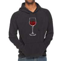 Wine Glass Vintage Hoodie | Artistshot