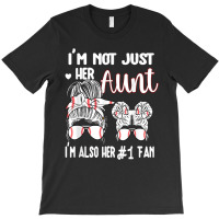 Baseball Aunt Niece Baseball Fan Baseball Auntie T Shirt Ladies Fitted T-shirt | Artistshot