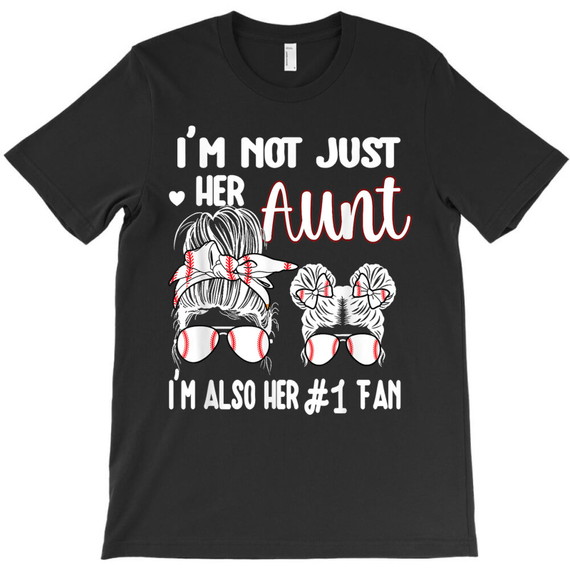 Baseball Aunt Niece Baseball Fan Baseball Auntie T Shirt Ladies Fitted T-Shirt by Christine R Cross | Artistshot