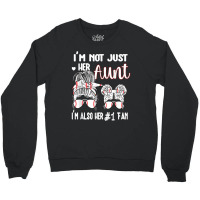 Baseball Aunt Niece Baseball Fan Baseball Auntie T Shirt Ladies Fitted Crewneck Sweatshirt | Artistshot