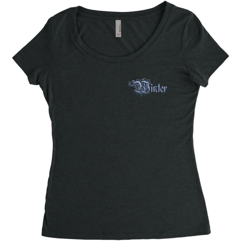 Winter Women's Triblend Scoop T-shirt by LandynErickson | Artistshot