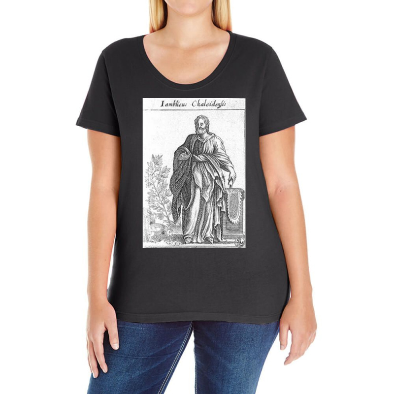 Iamblichus, Neo Platonist Philosopher, Iamblichus, Neo Platonist Philo Ladies Curvy T-Shirt by cm-arts | Artistshot