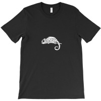 Wooden White Chameleon T-shirt | Artistshot