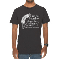 Theatre Nerd Not Bound To Please Thee Shakespeare Vintage T-shirt | Artistshot