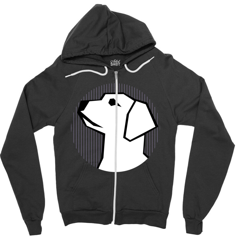 Woof Stuff Zipper Hoodie | Artistshot