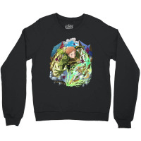 Harlequin Fighting With Chastiefol's Spear Crewneck Sweatshirt | Artistshot