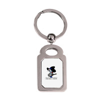 Uncle Pecos Top Silver Rectangle Keychain | Artistshot