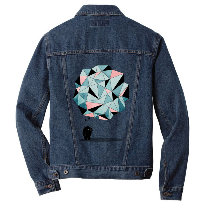 The Pondering Men Denim Jacket | Artistshot