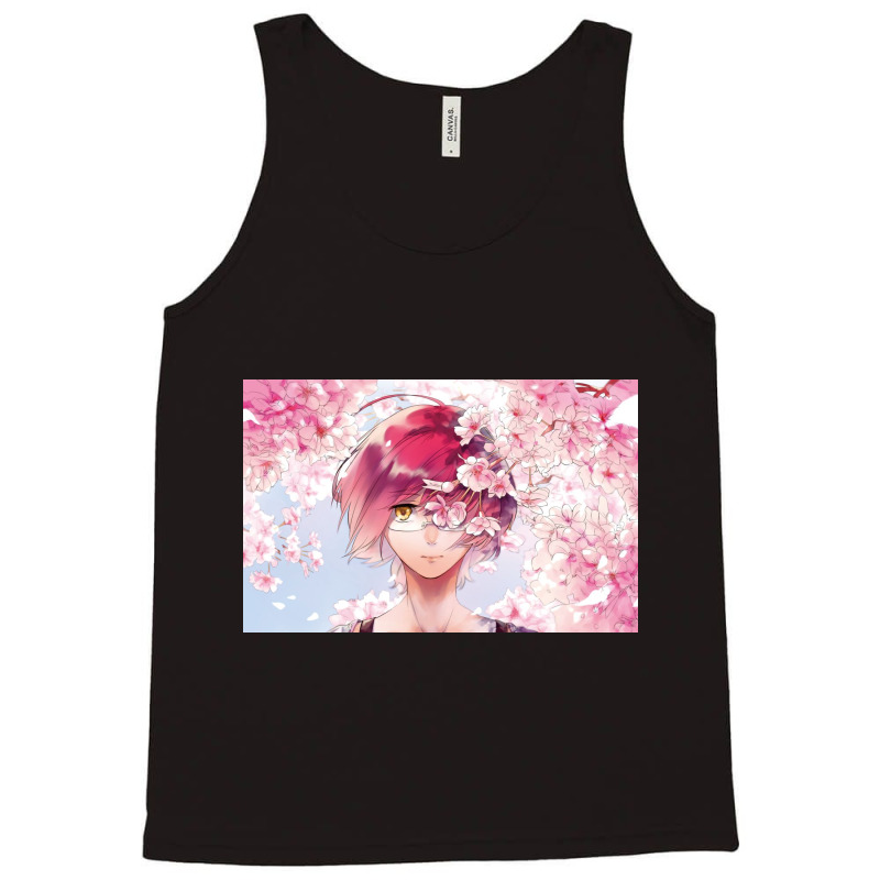 Gother And Cherry Blossoms Tank Top | Artistshot