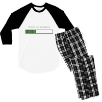 Novel In Progress Men's 3/4 Sleeve Pajama Set | Artistshot