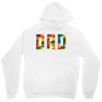 Dad Brick Builder Funny Blocks Master Builder T Shirt Unisex Hoodie | Artistshot