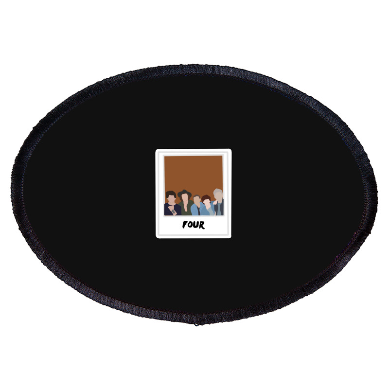 One Direction Four Album Art Oval Patch | Artistshot