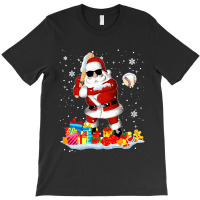 Baseball Santa Playing Baseball Cool Christmas Santa Baseball Player 2 T-shirt | Artistshot