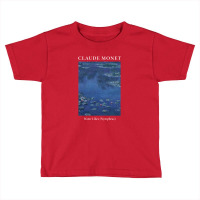 Claude Monet Water Lilies Toddler T-shirt | Artistshot