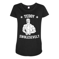 Teddy Roosevelt Body Building Work Out Muscle Gym Gift Tank Top Maternity Scoop Neck T-shirt | Artistshot