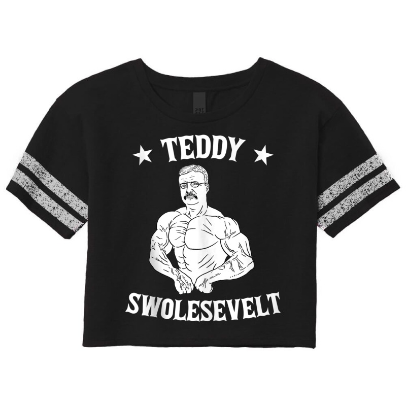 Teddy Roosevelt Body Building Work Out Muscle Gym Gift Tank Top Scorecard Crop Tee by cm-arts | Artistshot