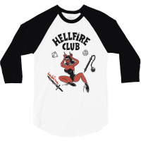 Hellfire Club ,new , Hott 3/4 Sleeve Shirt | Artistshot