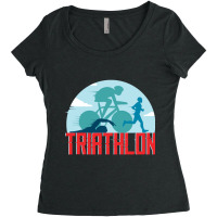 Triathlon Women's Triblend Scoop T-shirt | Artistshot